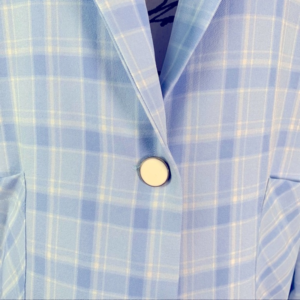 Evellet Single Breasted Plaid Blazer - Picture 9 of 13